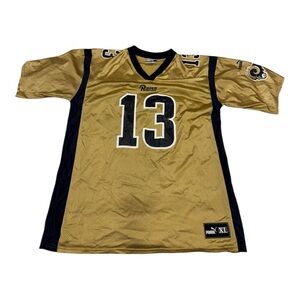 Vintage Puma Kurt Warner St Louis Rams NFL Jersey